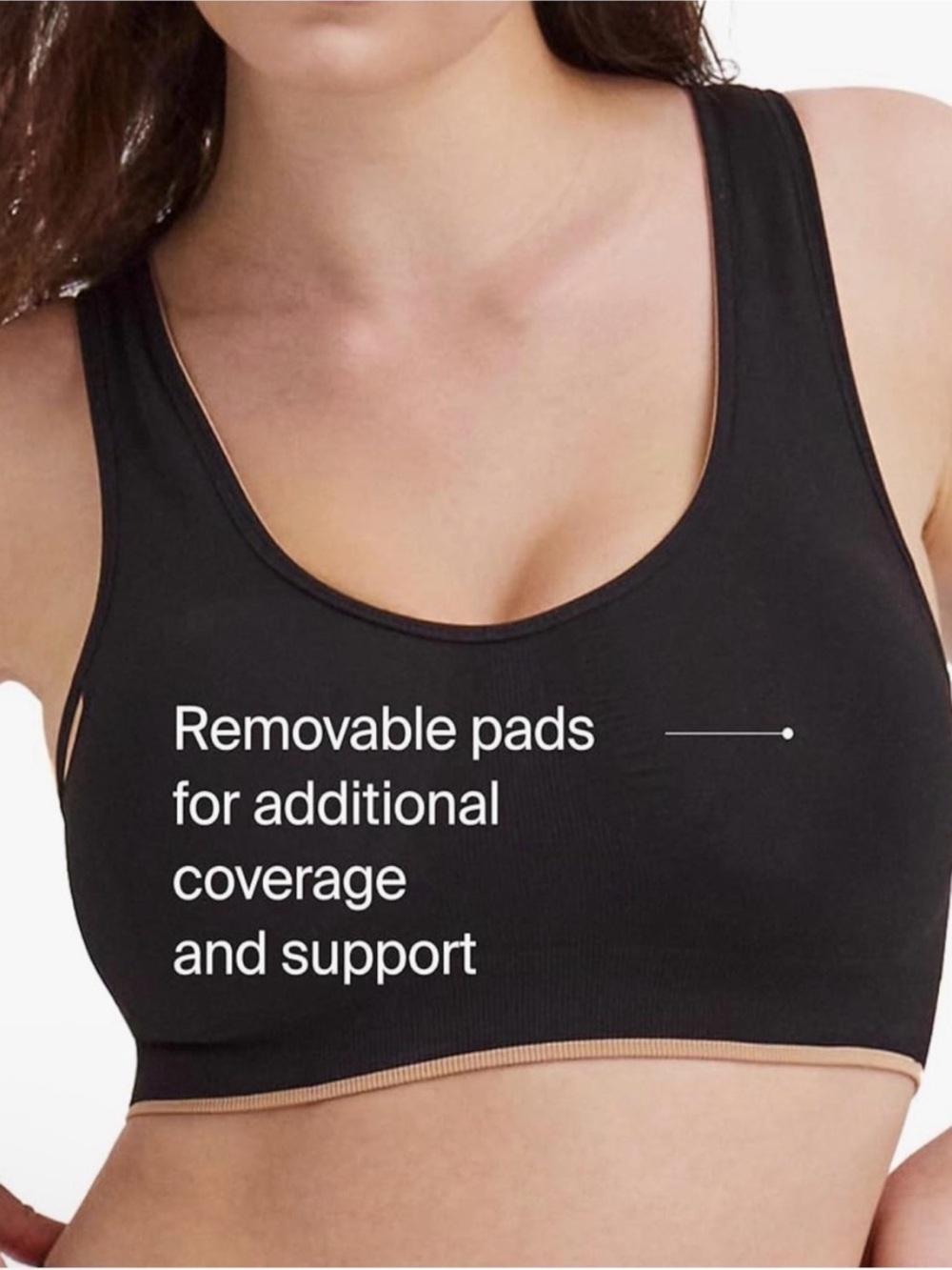 NEW SPANX Breast of Both Worlds Reversible Comfort Bra Black and Nude Beige - Picture 5 of 12